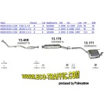 Ауспух 13.406 ALU ЗАМЕСТИТЕЛ НА КАТАЛИЗАТОРА MERCEDES C220, C250 /20246/ 13,406/ АУСПУСИ POLMOSTROW